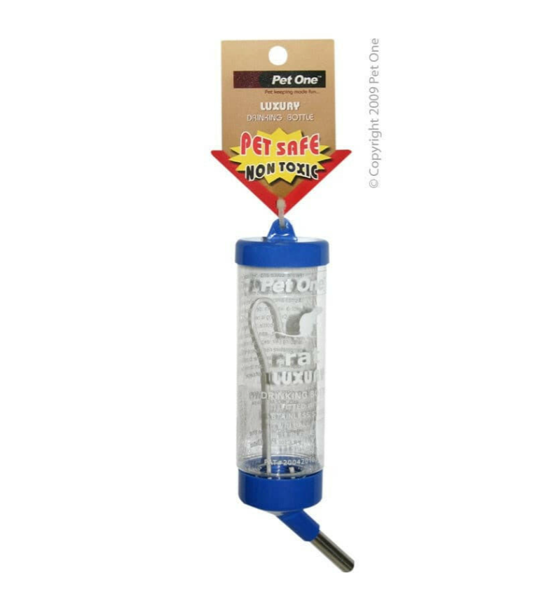 Pet One Deluxe Drinking Bottle - Clear 125ml
