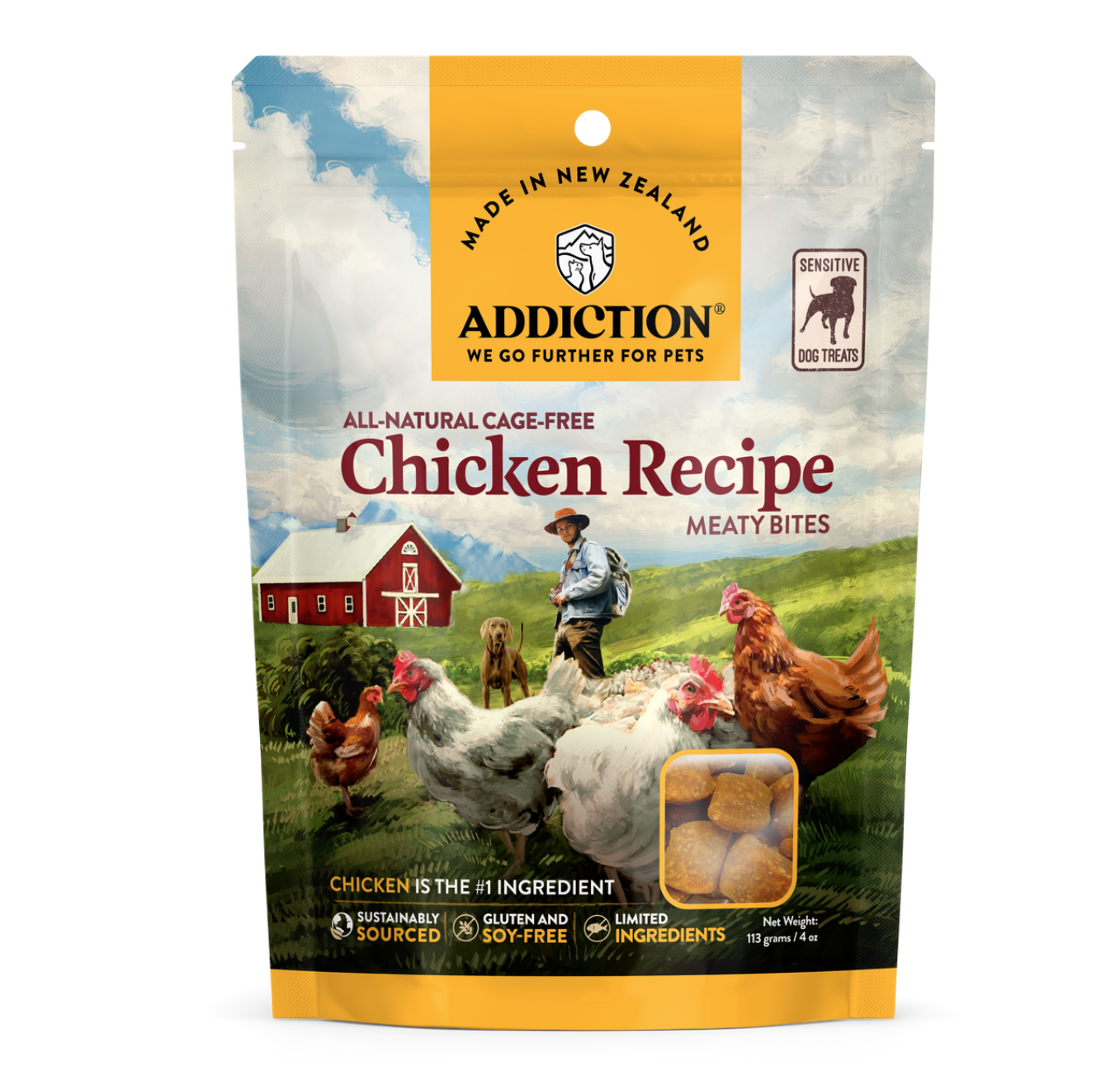 Addiction Chicken Meaty Bites Dog Treats