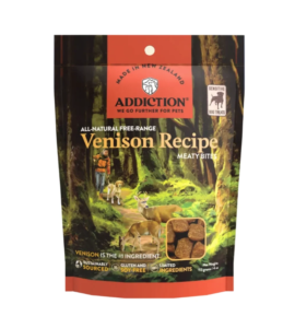 Addiction Venison Meaty Bites Dog Treats