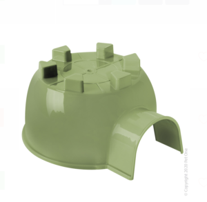 Pet One - Small Animal Hide Plastic Igloo (Medium) Green