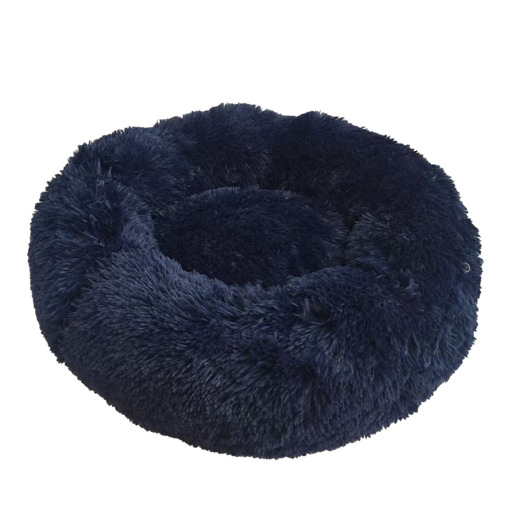 Calming Pet Bed Navy Blue - Sml 60cm