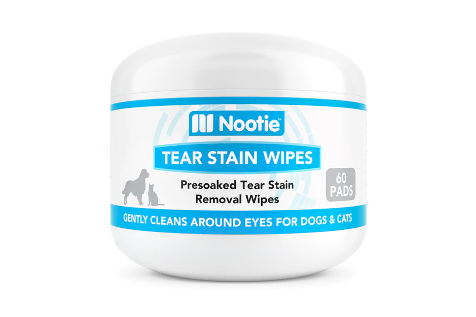 Nootie Tear Stain Wipes 60 Pads