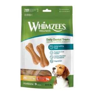 Whimzees Ricebone Large 9 Pack