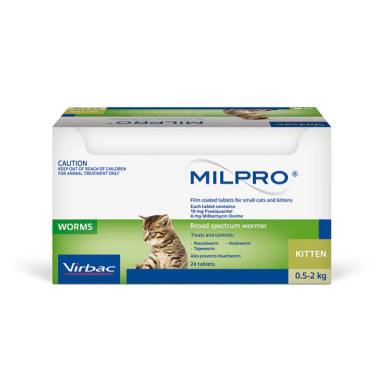 Milpro Kitten & Small Cat 1.1 – 2 kg – 2 Pack