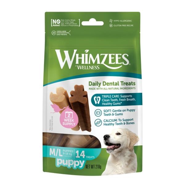 Whimzees Puppy Medium/Large 14 Pack