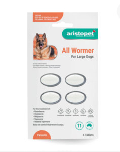 Aristopet Allwormer Large Dog 4pk