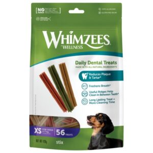 Whimzees Stix Extra Small 56 Pack