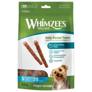 Whimzees Veggie Sausage Small 28 Pack