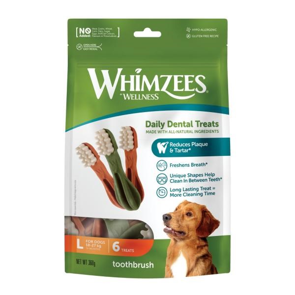 Whimzees Toothbrush Large 6 Pack