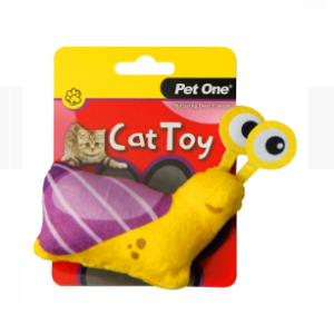 Pet One Cat Toy Snail 11.5cmh