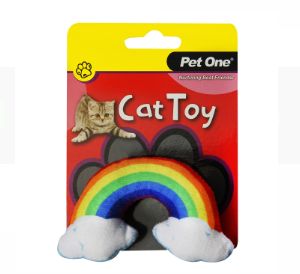Pet One Cat Toy Rainbow With Crinkle 6cmH