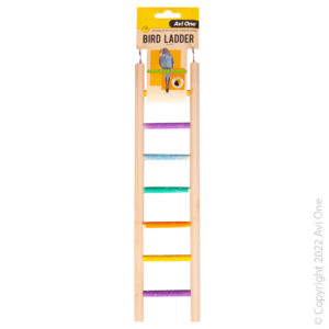 Avi One Bird Toy - Wooden Ladder With 7 Sand
