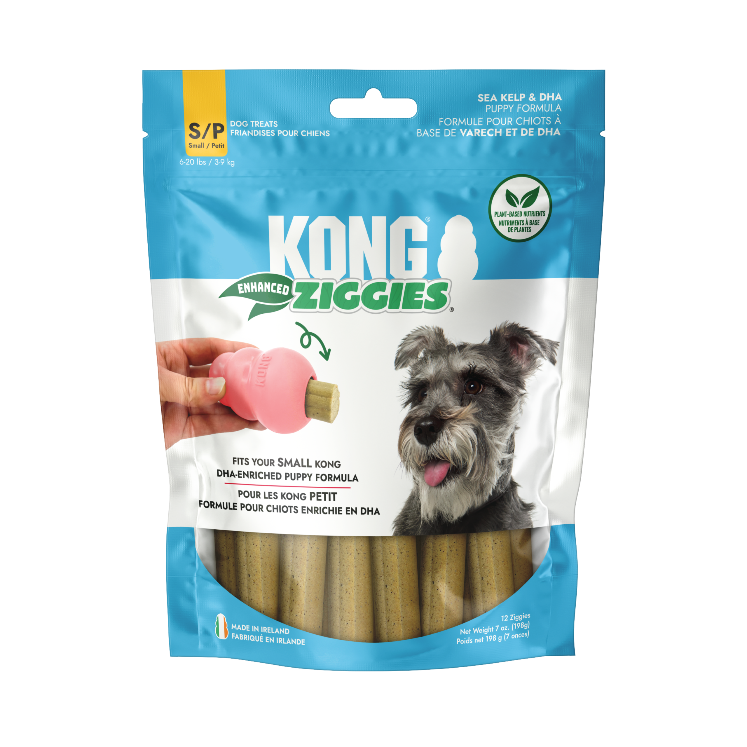 KONG Ziggies Enhanced Puppy Sml 198g
