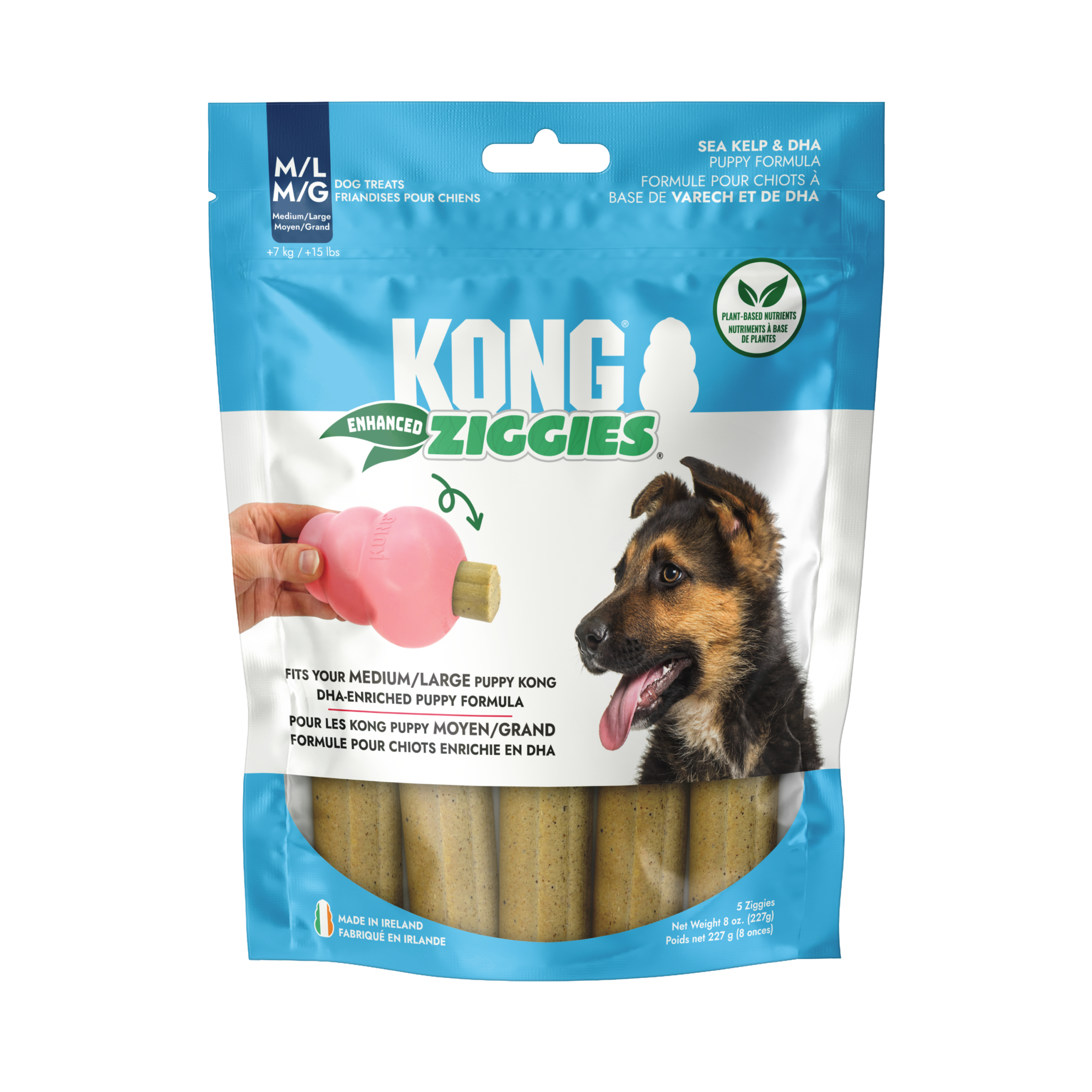 KONG Ziggies Enhanced Puppy Lge 225g