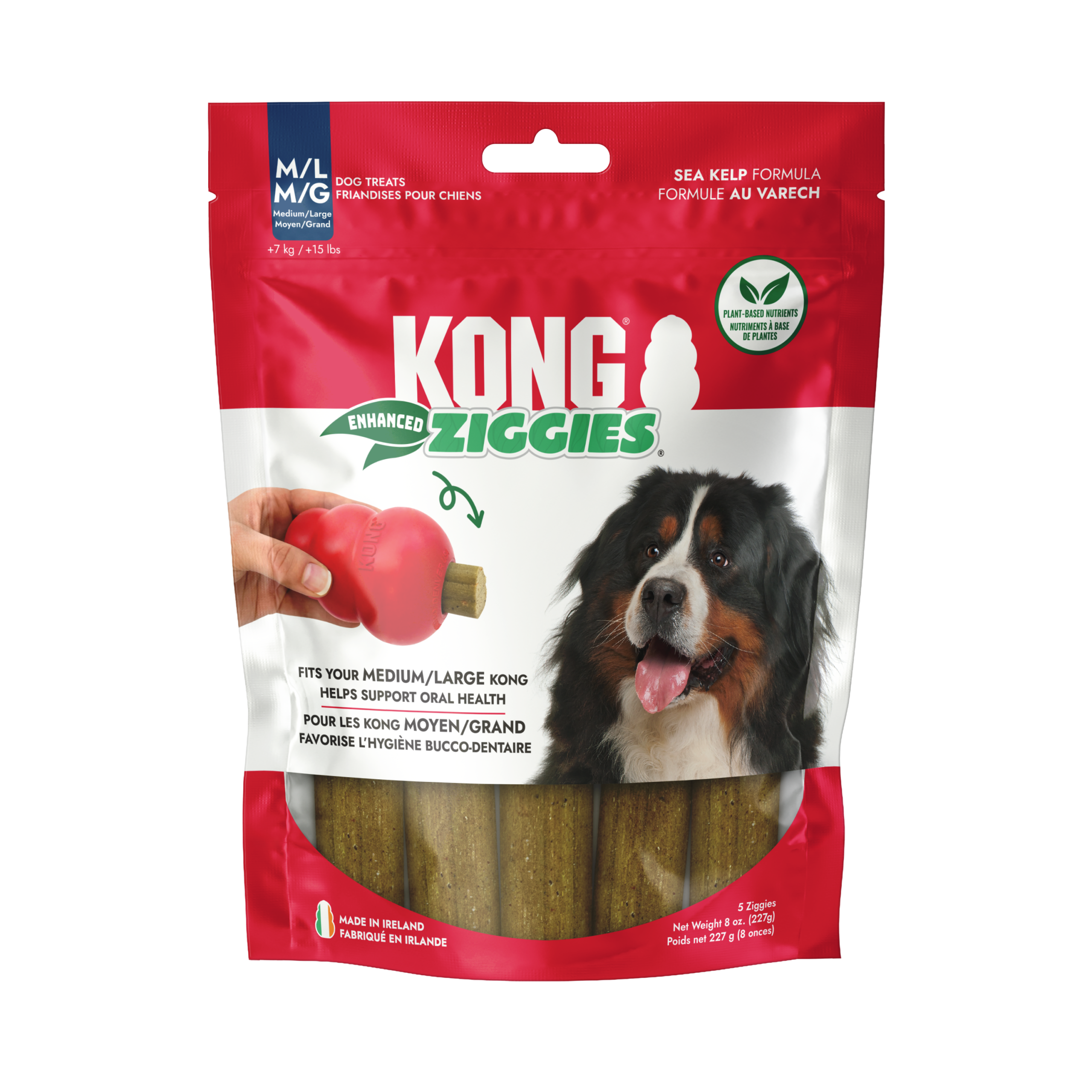 KONG Ziggies Enhanced Med/Lge 227g