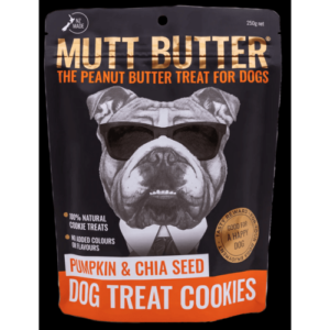 Mutt Butter Dog Cookies Pumpkin & Chia 250g