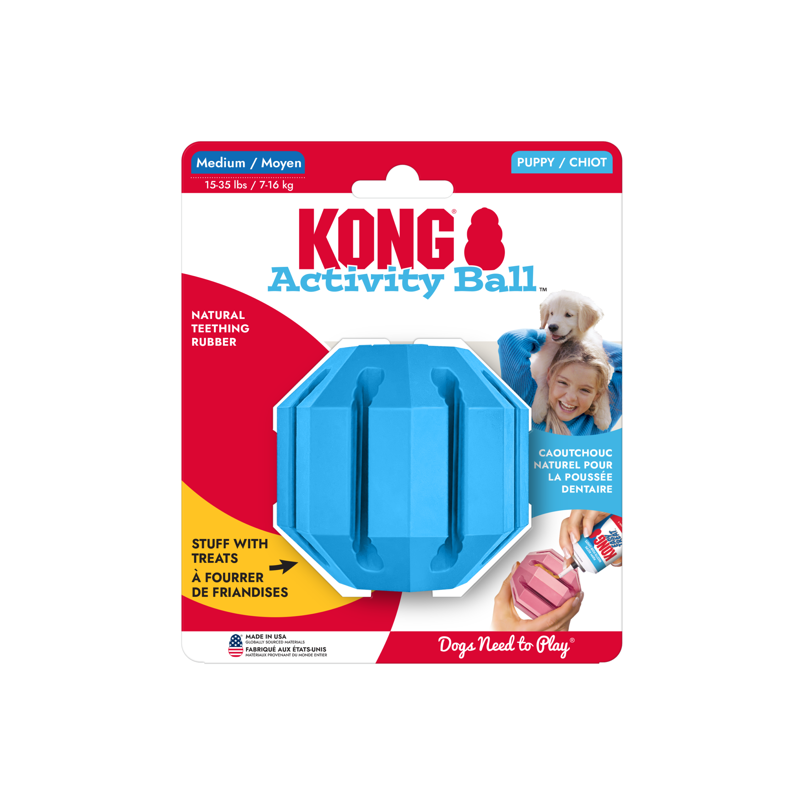 KONG Puppy Activity Ball Med