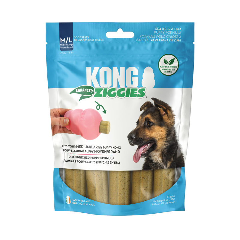 KONG Ziggies Enhanced Puppy Lge 225g