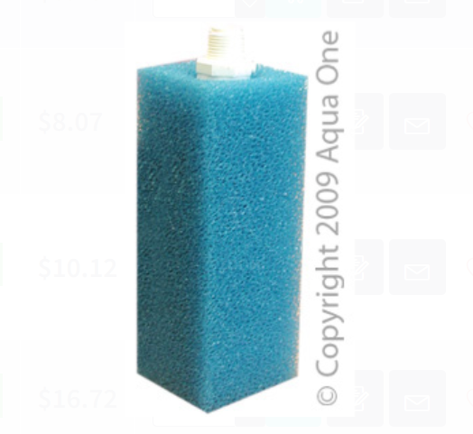 Pond One Prefilter Sponge 75x75x200mm PM1300 To 4900