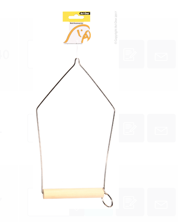 Avi One Bird Toy - Triangle Swing W Perch S