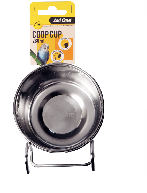 Avi One Coop Cup - 280ml S/ Steel With Hook Holder