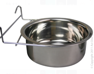 Avi One Coop Cup 2.5L | Stainless Steel Bird Feeding Cup