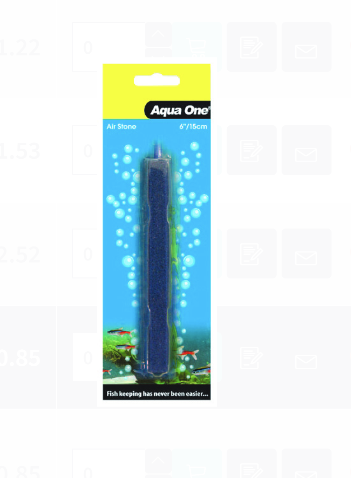 Aqua One Air Stone - 6 Inch 15cm Carded