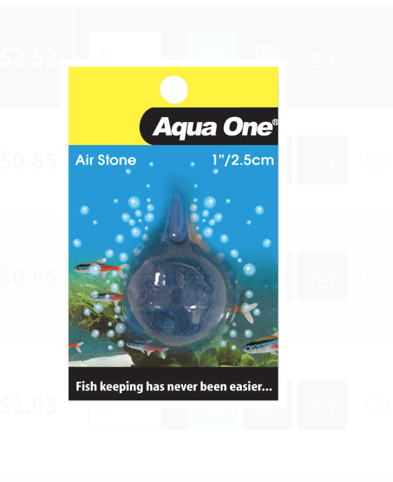 Aqua One Air Stone - 1 Inch 2.5cm Ball