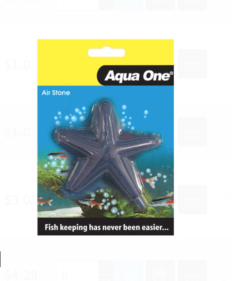 Aqua One Air Stone - Star Fish Small