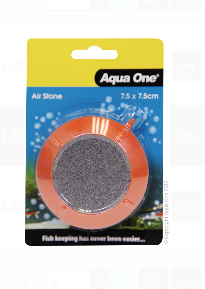 Aqua One Air Stone - PVC Encased Air Disk Small
