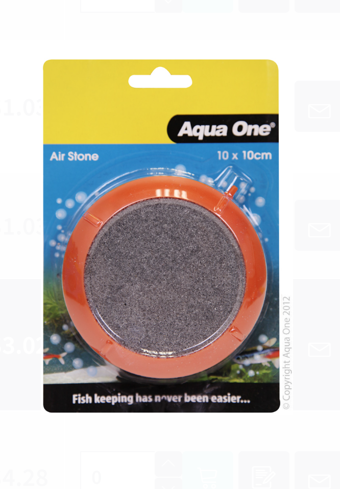 Aqua One Air Stone - PVC Encased Air Disk Medium