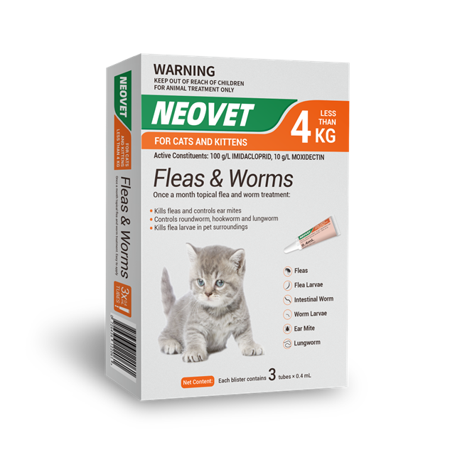 Neovet For Cats Under 4kg 3pack