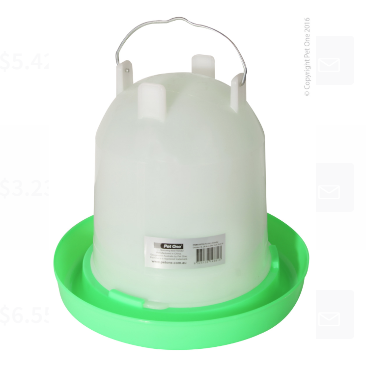 Pet One Poultry Gravity Drinker 4L