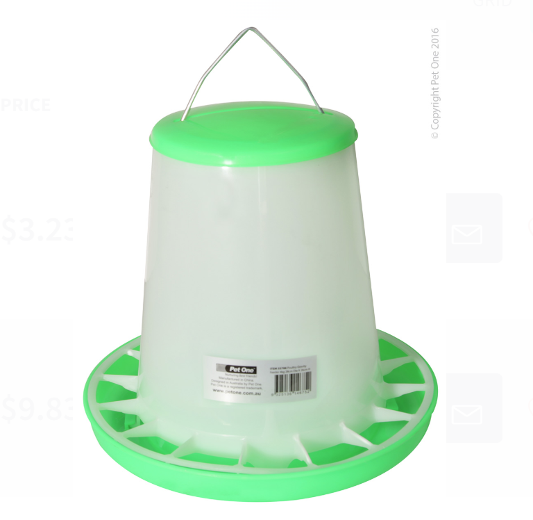 Pet One Poultry Gravity Feeder 4kg