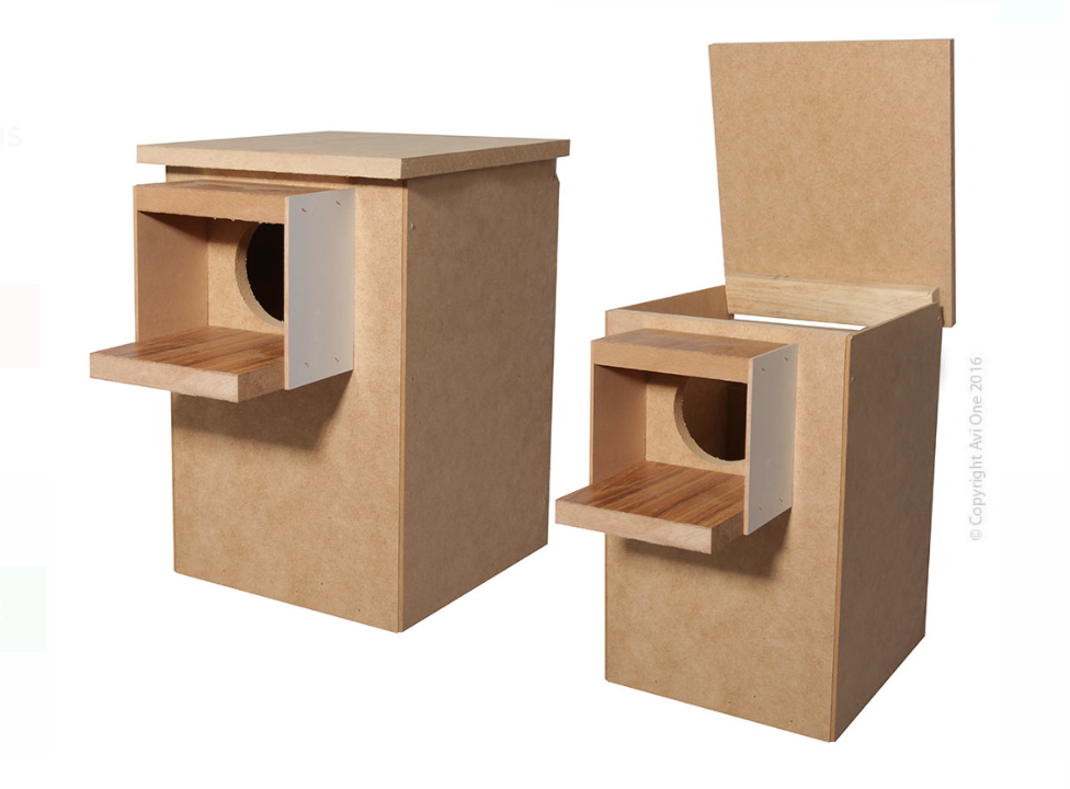 Avi One Wooden Cockatiel Nest Box 20.5x21x30cm