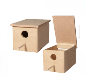 Avi One Wooden Small Parrot Nest Box 9x29x19.5cm