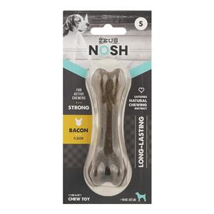 Zeus Nosh Strong Chew Bone Bacon Flavour Sml 11cm