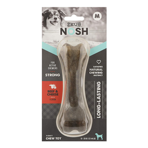 Zeus Nosh Strong Chew Bone Beef & Cheese Flavour Med 15cm