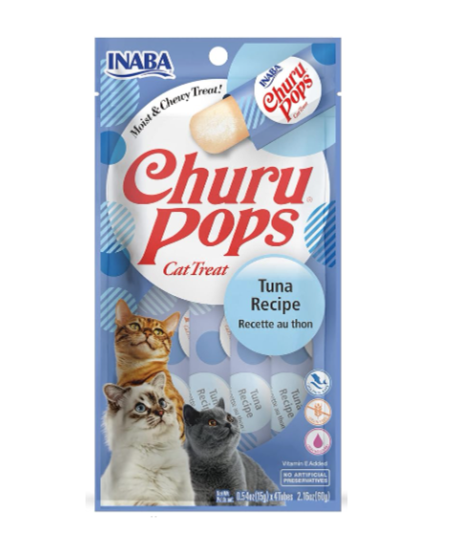 Inaba Cat Churu Pops Tuna Recipe (15g x4)