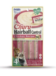 Inaba Cat Churu Hairball Control Chicken Recipe (14g x4)