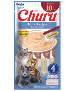 Inaba Cat Churu Senior 10+ Tuna Recipe (14g x4)