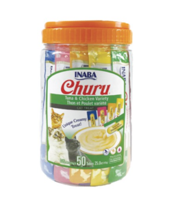 Inaba Cat Churu Tuna & Chicken Varieties Bulk (14g x50)