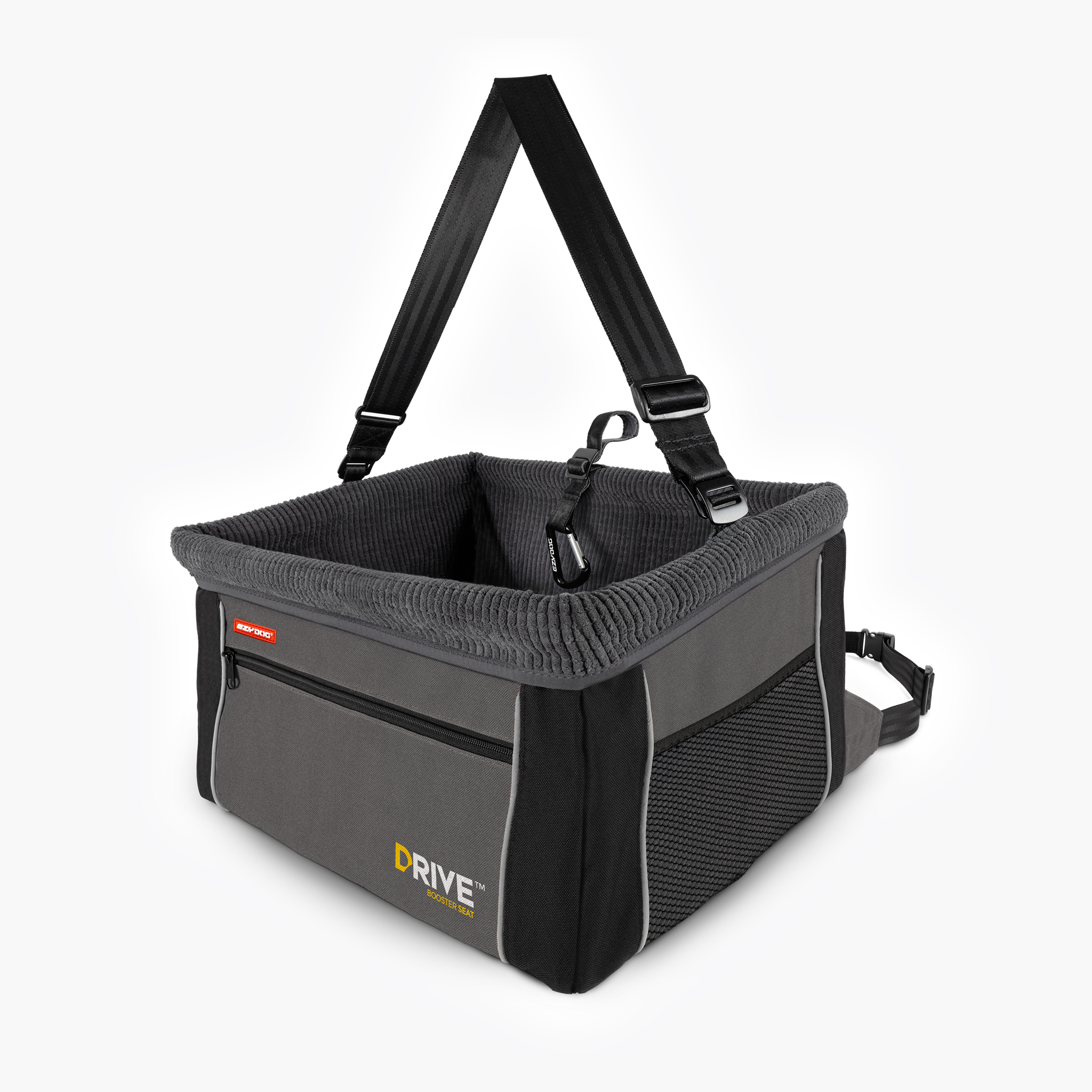 EzyDog Car Drive Booster Seat Charcoal
