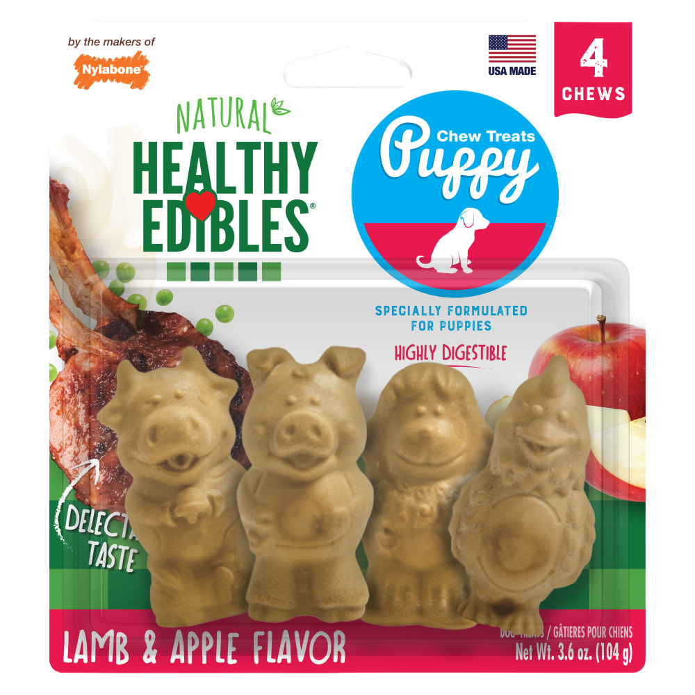 Nylabone Healthy Edibles Puppy Pals 4pk – Small