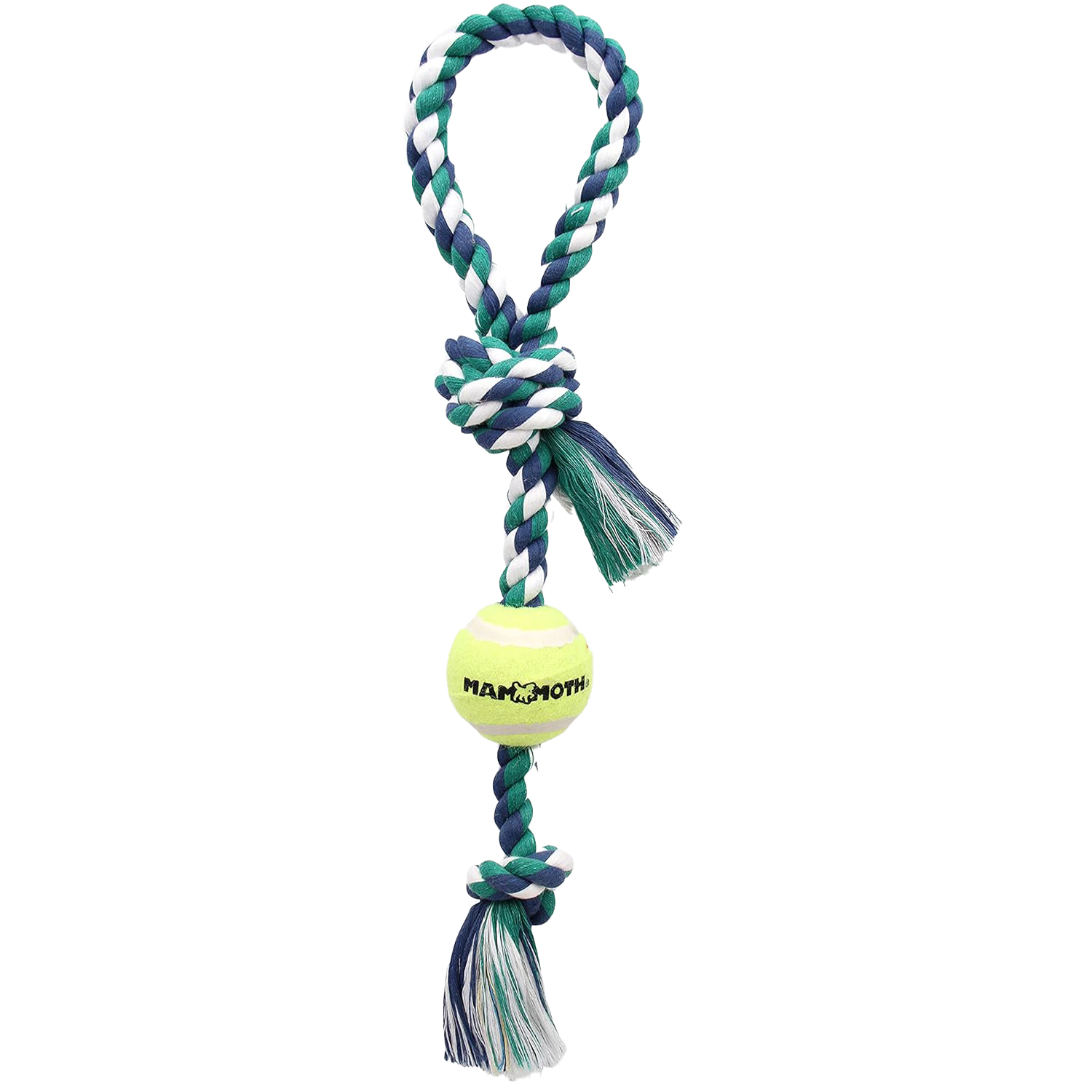 Mammoth Pull Tug with Tennis Ball Med 65cm