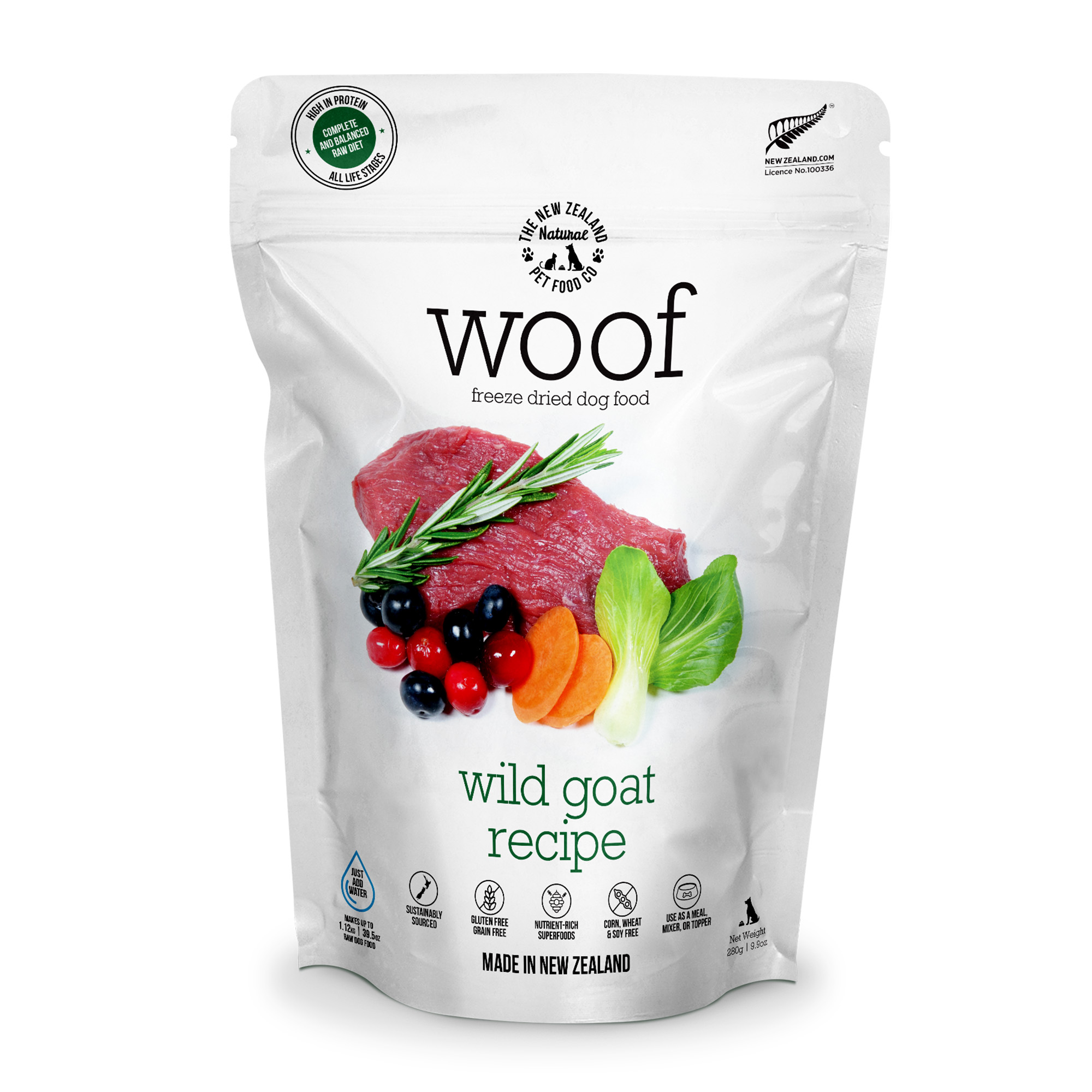 Woof Wild Goat 280g