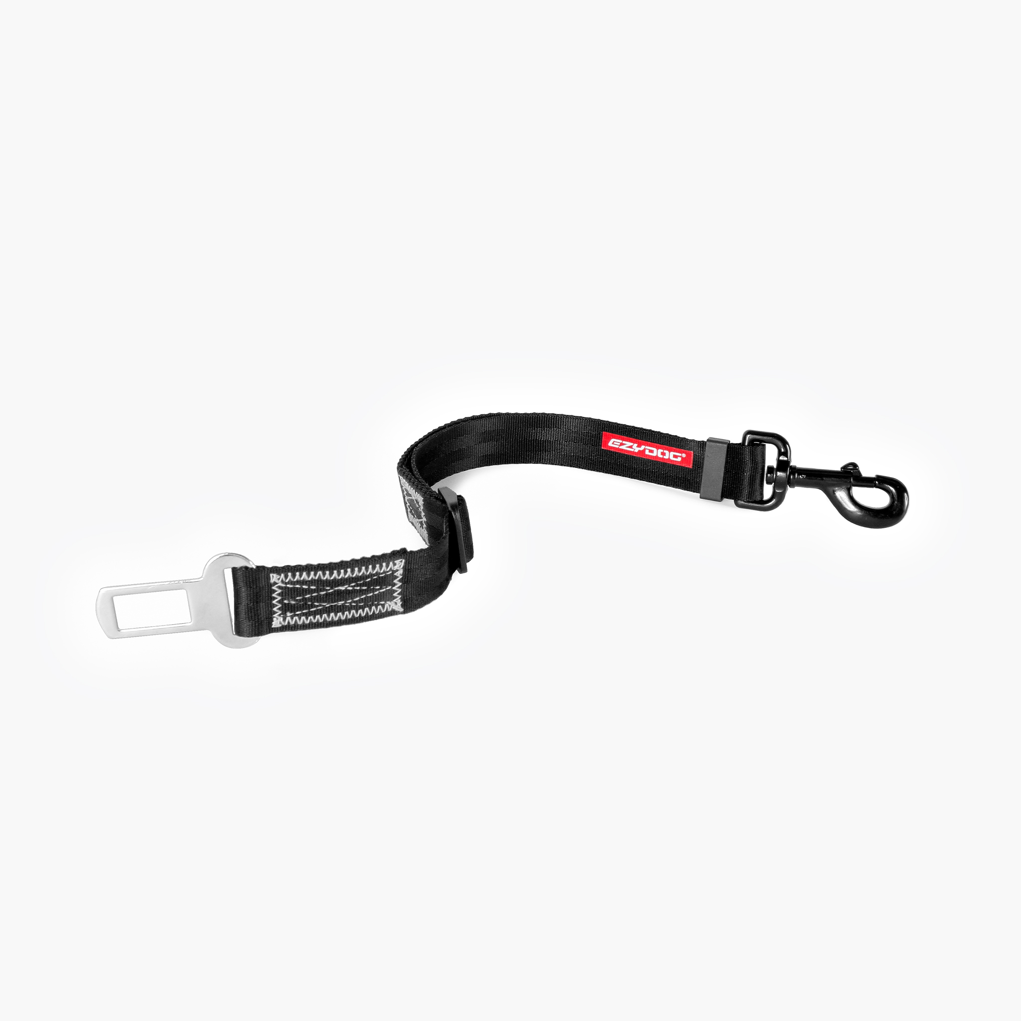 EzyDog Car Click Adj Seat Belt Attachment Black