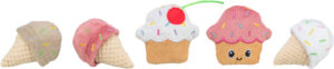 Trixie Catnip Ice Cream & Cupcake Assorted 7cm – Cream