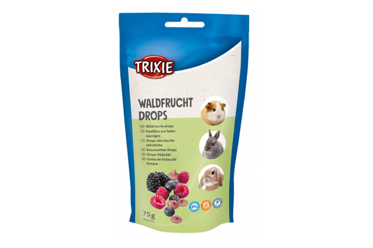 Trixie Mini Drops Wild Berry 75g