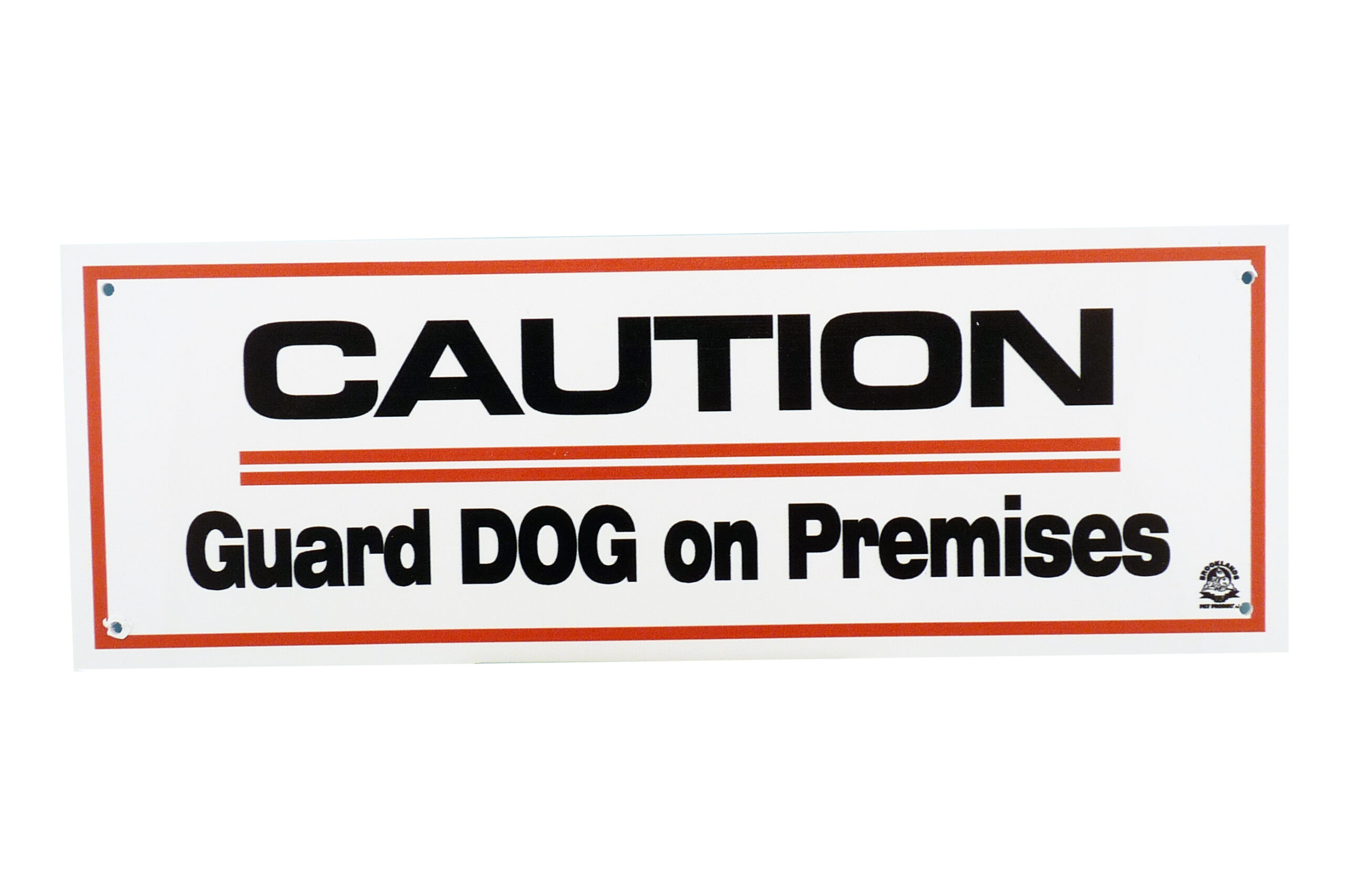 Brooklands Caution Guard Dog On Premises Sign